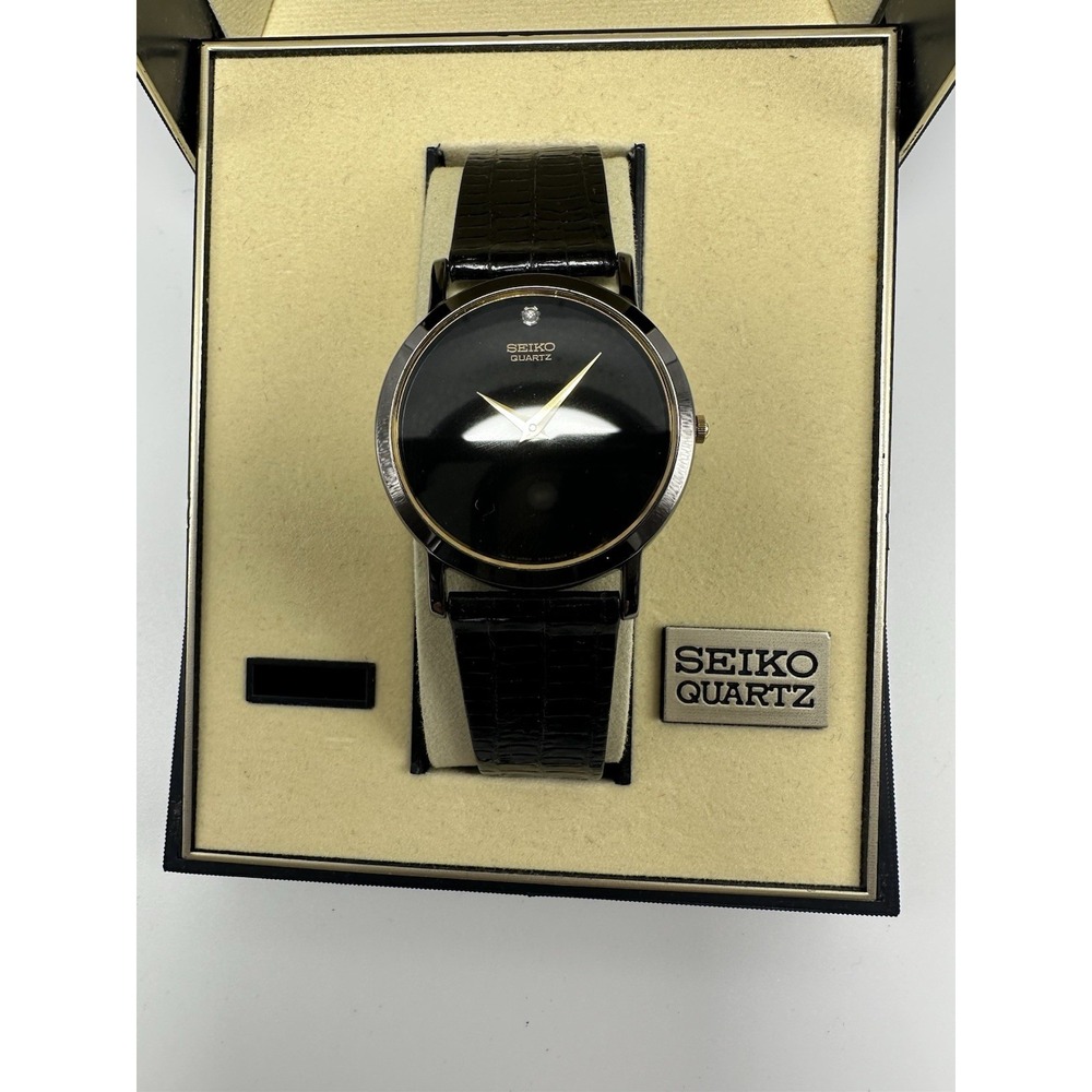 Seiko 5Y94-8029 New Battery Mens Watch 34MM 7.5" U - Picture 2 of 14